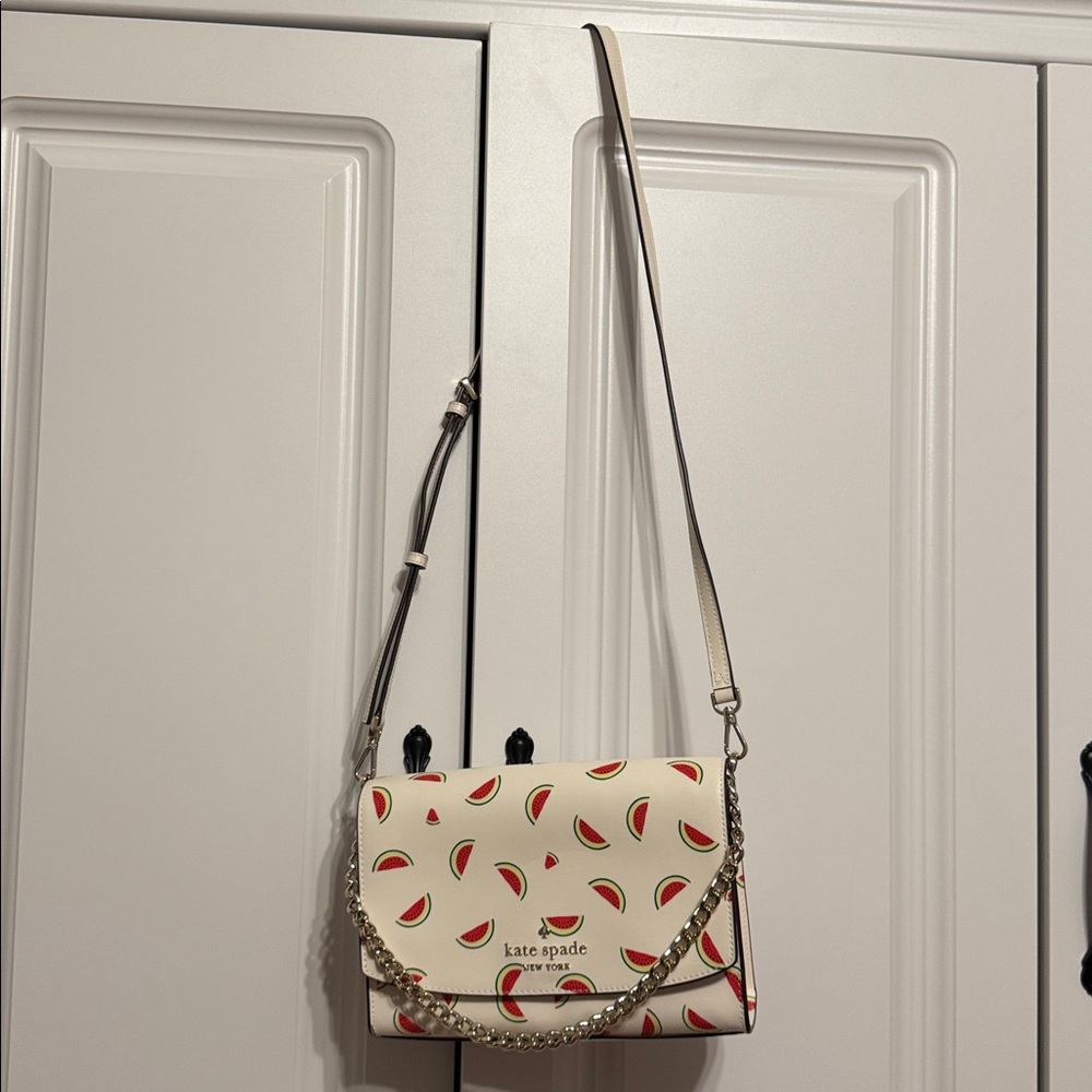 Kate Spade New York Carson Convertible Watermelon Party Crossbody - Picture 8 of 9